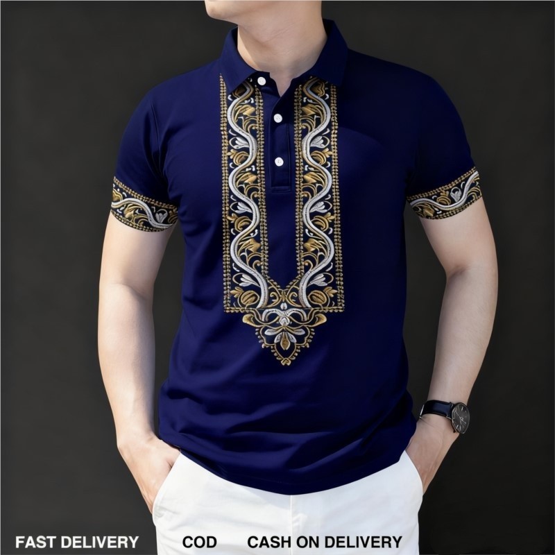 2026 Mens Barong Polo Shirt fo - Vintage Collectible Buttons recension och pris