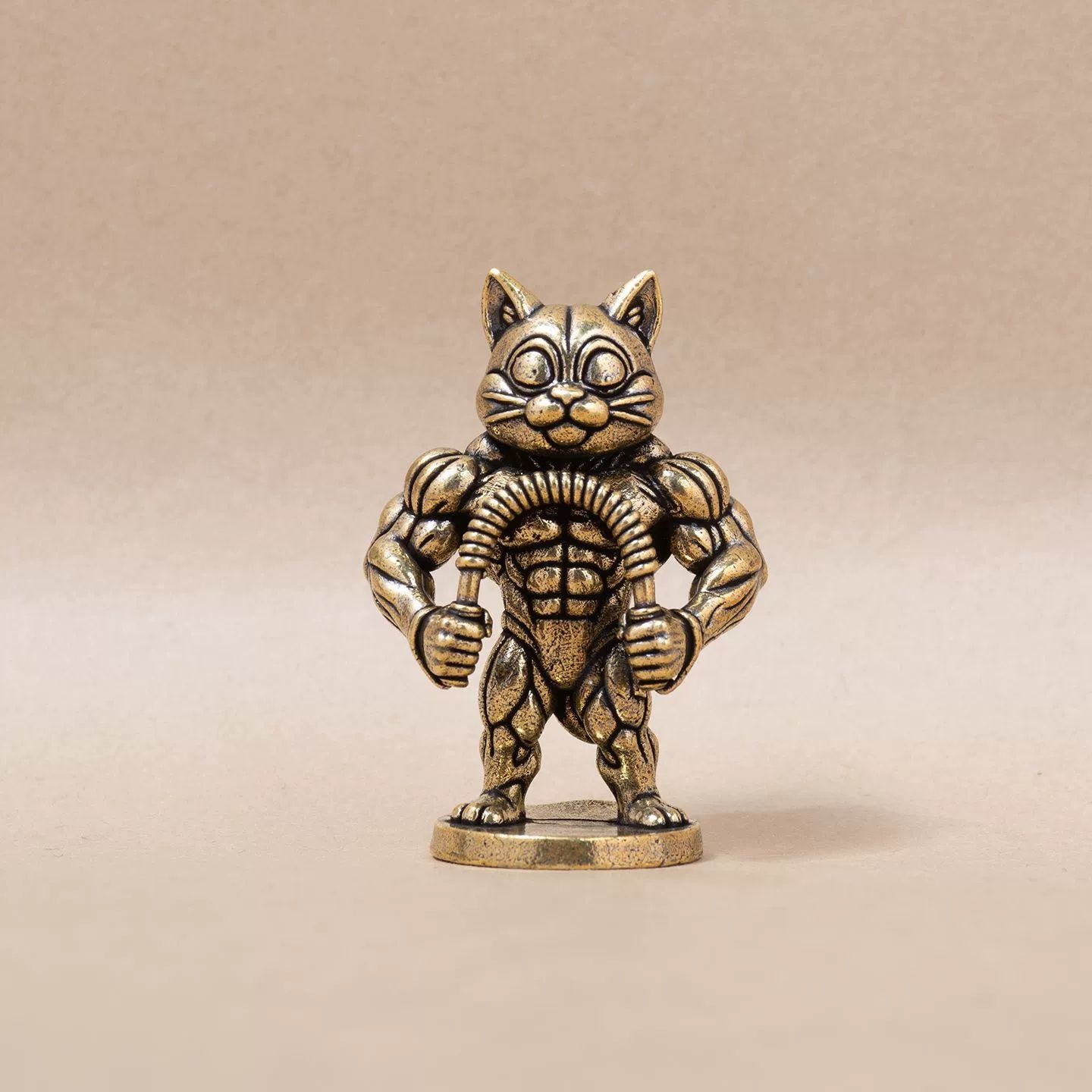 1PC Mini Brass Statue of A Mus - Vintage Collectible Christmas Ornaments recension och pris