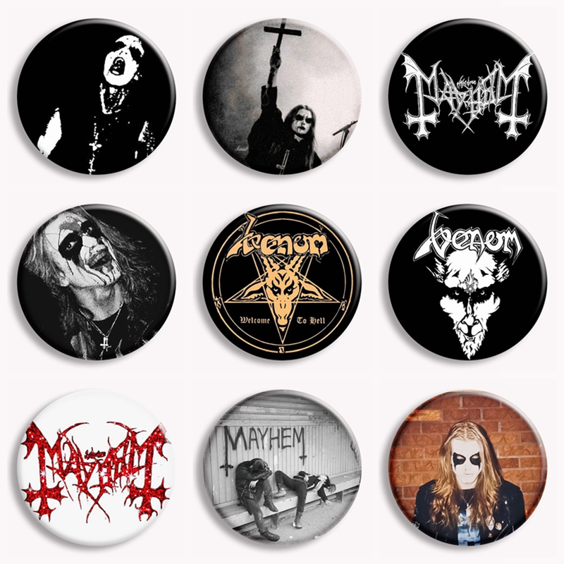 Rock Mayhem Band Soft Button P - Vintage Collectible Pins recension och pris