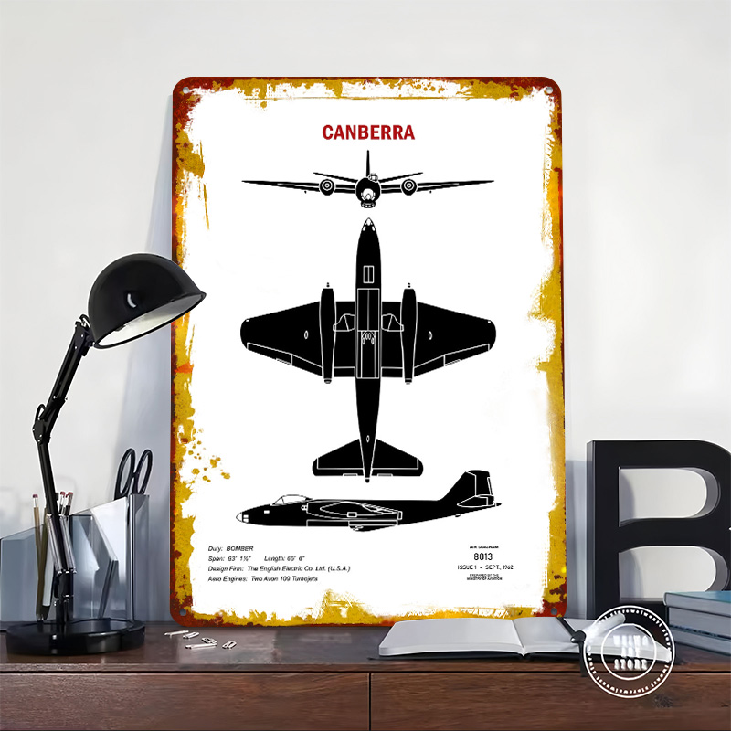 Canberra Recognition Tin Plaqu - Canberra Vintage & Collectible Centre Reviews recension och pris