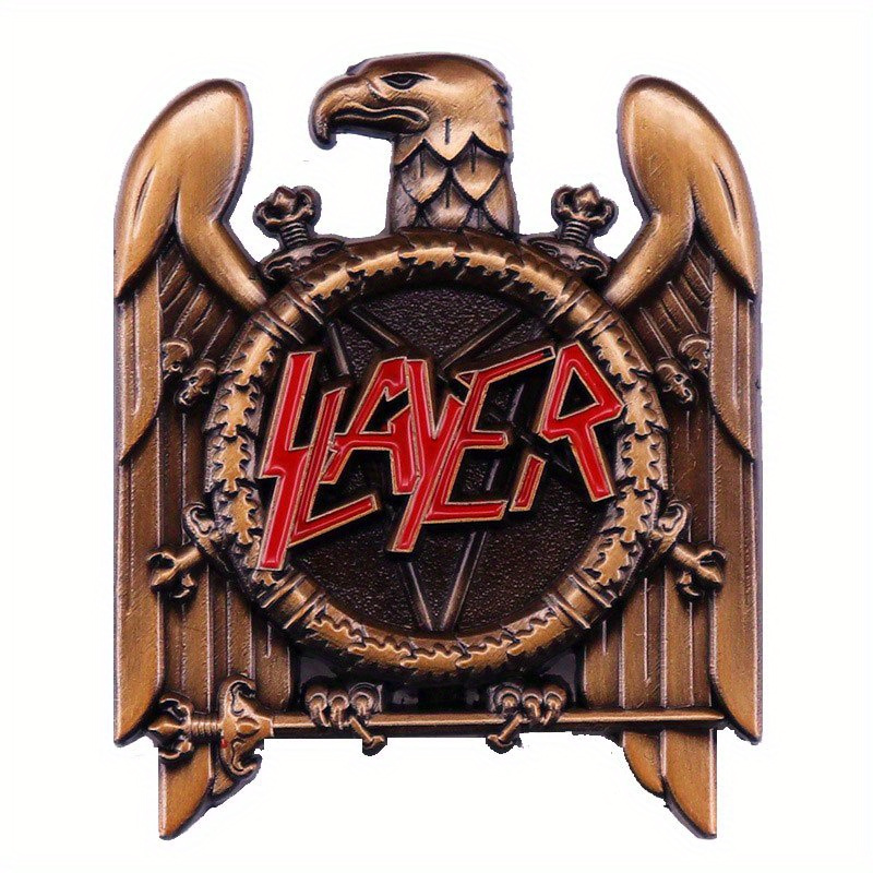 1pc Retro Heavy Metal Band Pop - Vintage Collectible Pins recension och pris