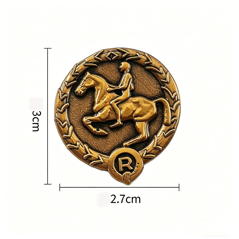 German Young Horseman Badge Ge - Vintage Collectible Pins recension och pris
