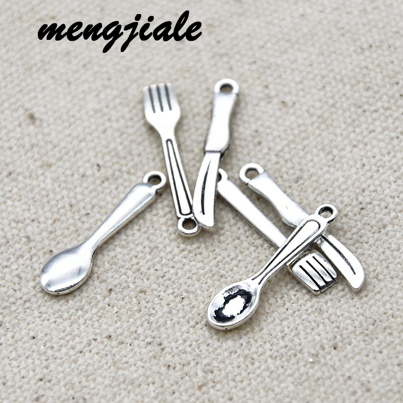30pcs Antique Silver Cutlery C - Vintage Collectible Spoons recension och pris