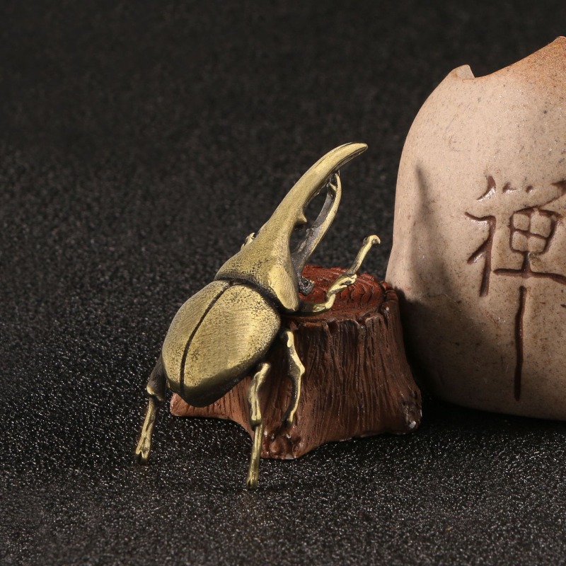 1PC Solid Brass Carved Hercule - Vintage Collectible Christmas Ornaments recension och pris