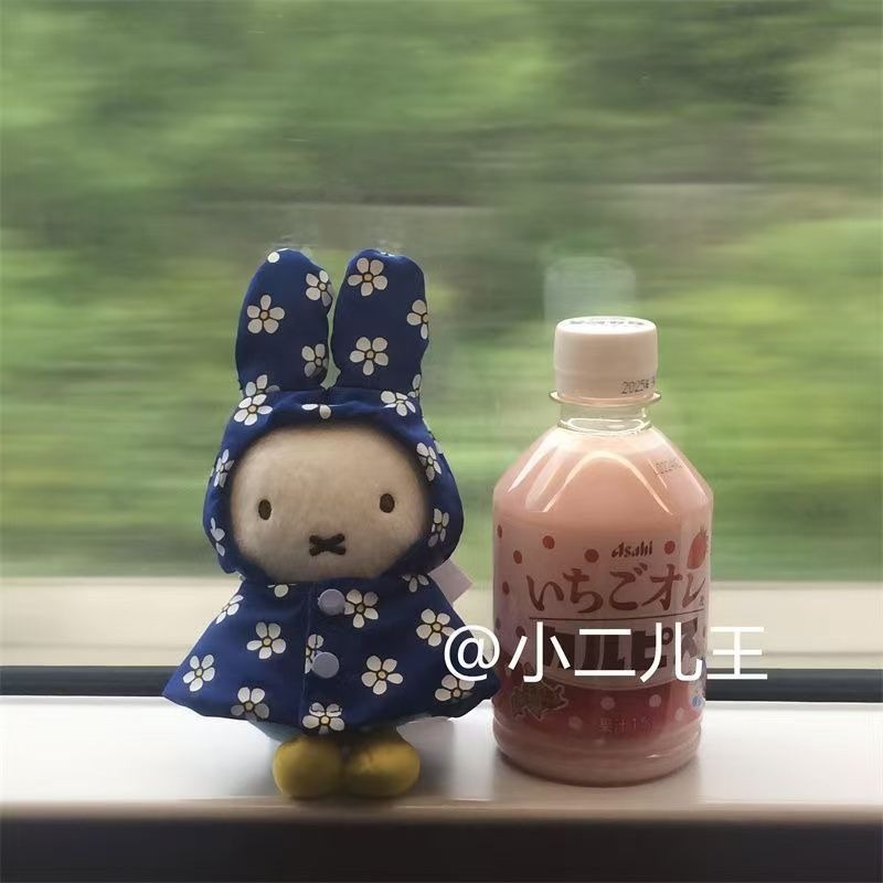 Miffy Raincoat Plush Keychain  - Vintage Item recension och pris