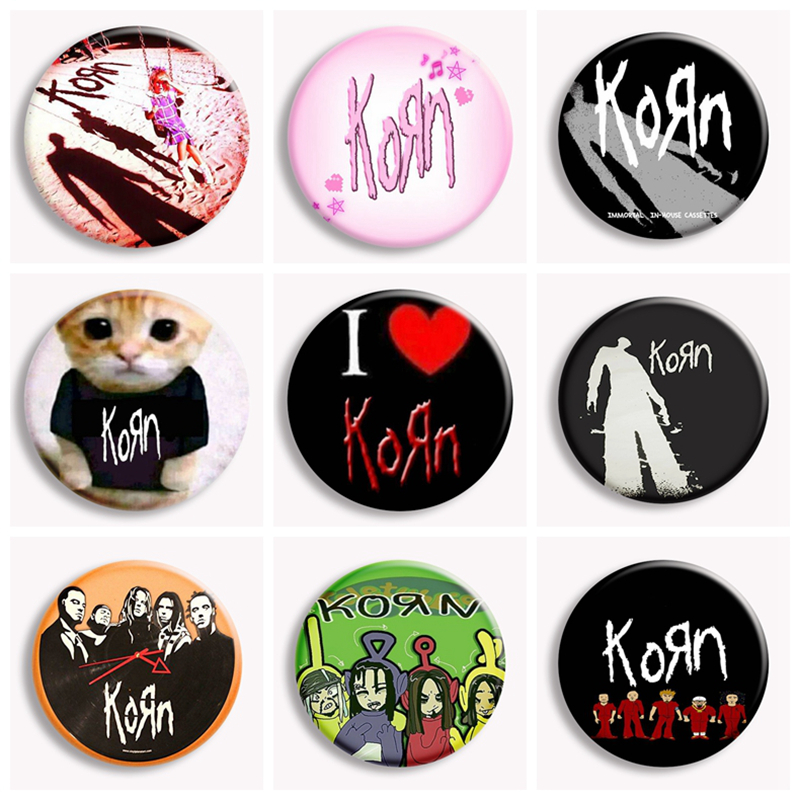 Hip Hop Korn Music Rock Band C - Vintage Collectible Pins recension och pris