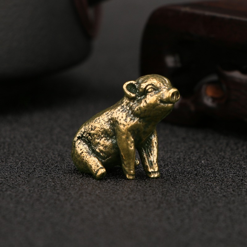 Retro Chinese Zodiac Pig Archa - Vintage Collectible Christmas Ornaments recension och pris