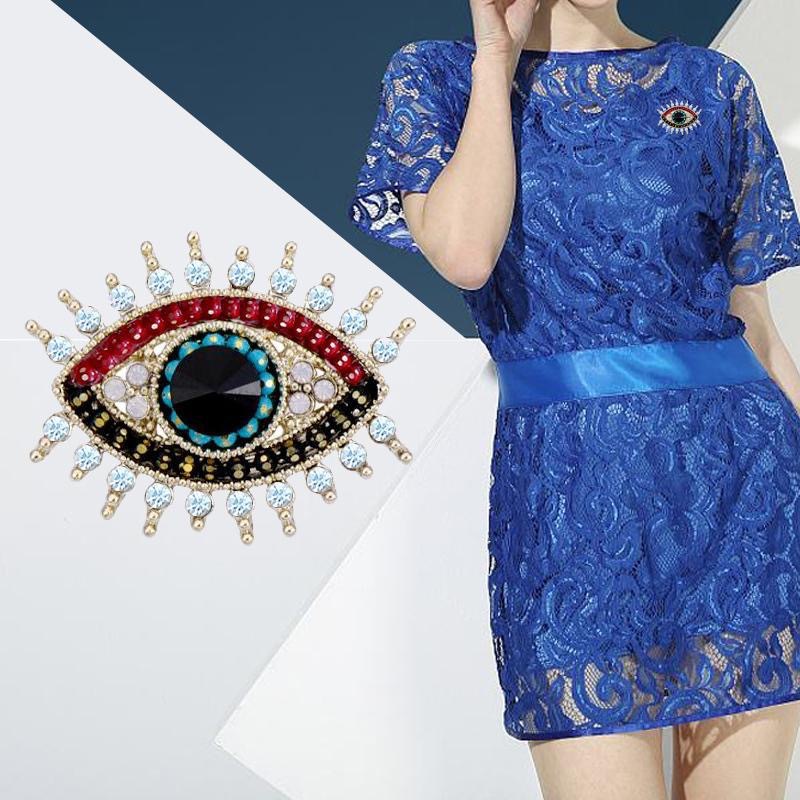 Evil Eye Badges Halloween Cosp - Vintage Collectible Pins recension och pris