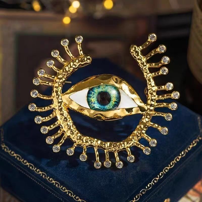 Evil Eye Badges Halloween Cosp - Vintage Collectible Pins recension och pris