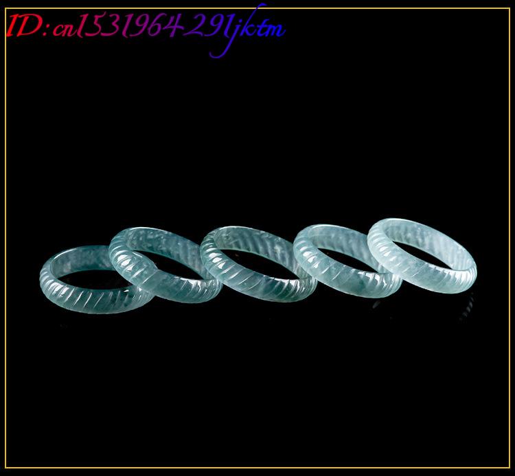 Blue Real Burmese Jadeite Ring - Vintage Item recension och pris