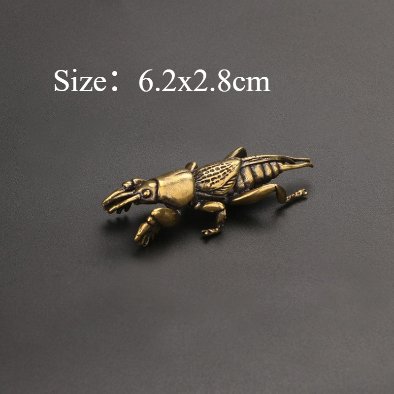 1 PC Solid Brass Carved Mini I - Vintage Collectible Christmas Ornaments recension och pris