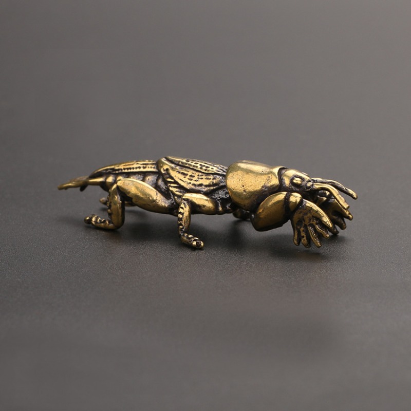 1 PC Solid Brass Carved Mini I - Vintage Collectible Christmas Ornaments recension och pris