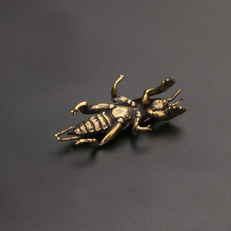 1 PC Solid Brass Carved Mini I - Vintage Collectible Christmas Ornaments recension och pris