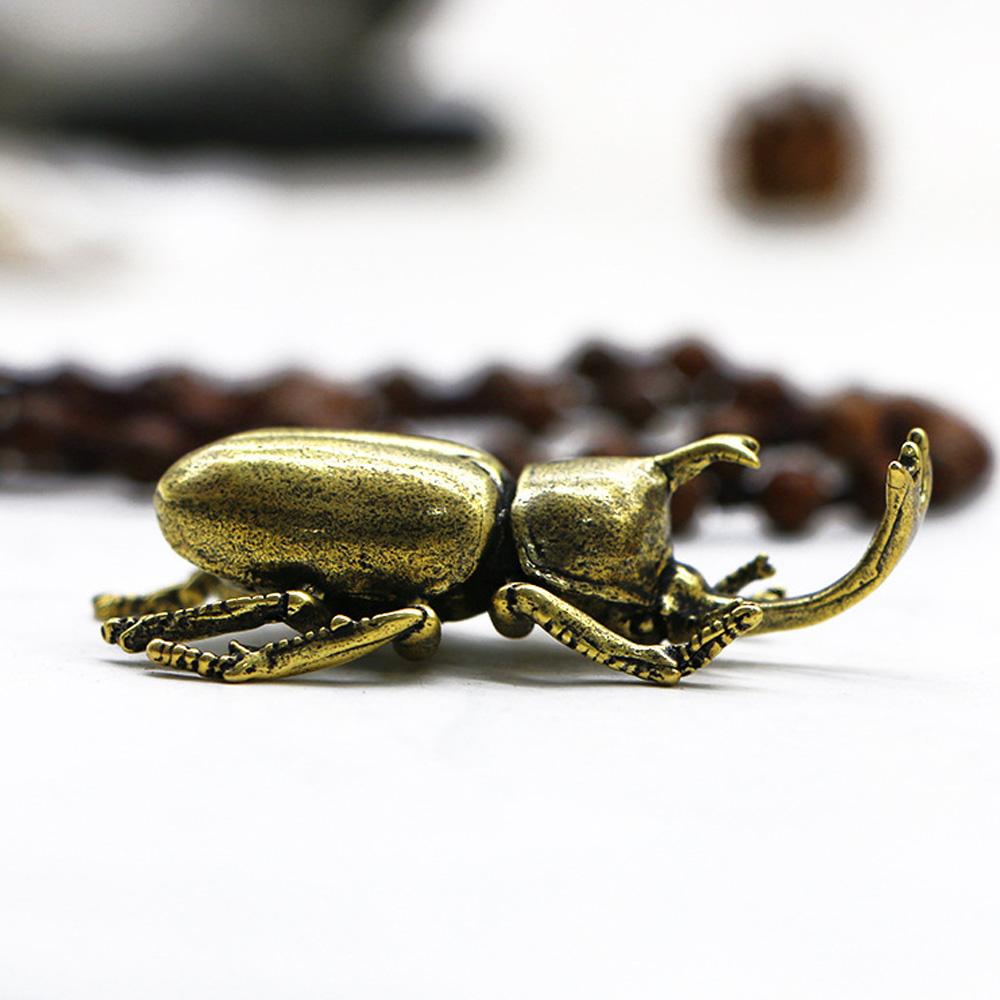 Vintage Brass Beetle Insect St - Vintage Collectible Christmas Ornaments recension och pris