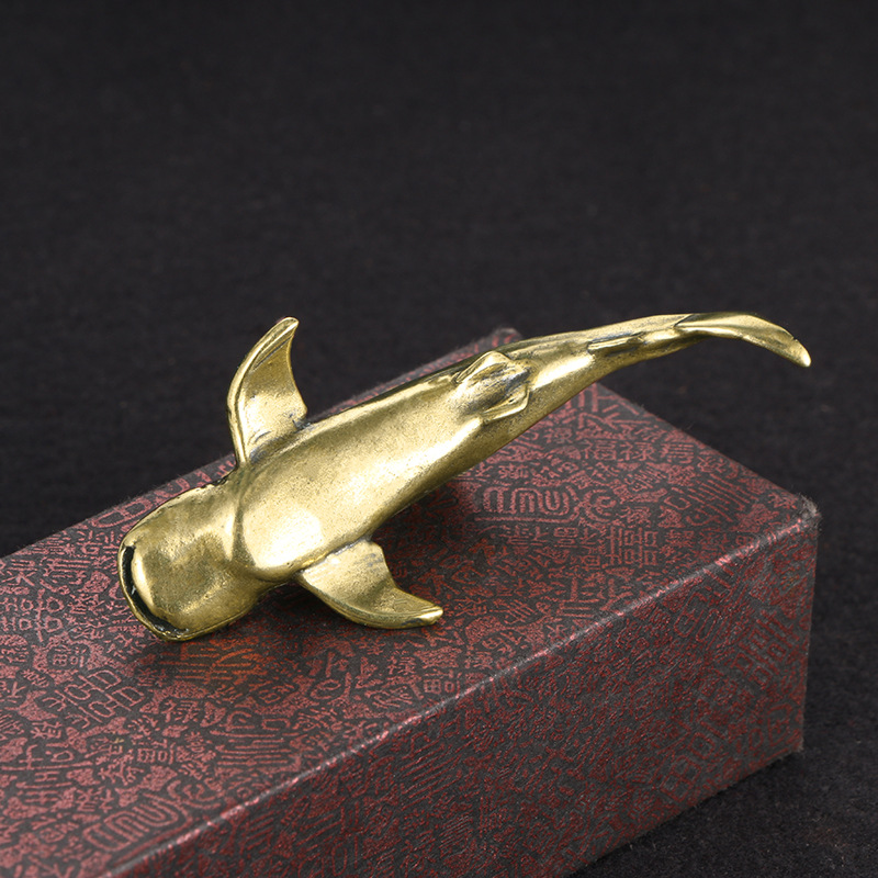 Vintage Brass Shark Figurine,  - Vintage Collectible Christmas Ornaments recension och pris
